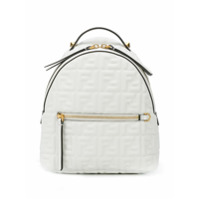Fendi Mochila mini com FF gravado - Branco