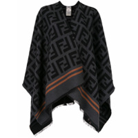 Fendi Poncho decote em V FF - Preto