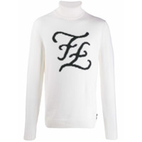 Fendi Suéter com logo FF - Branco