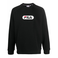 Fila Moletom com estampa de logo - Preto