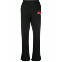 Fiorucci Calça com patch de cereja - Preto