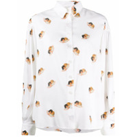 Fiorucci Camisa com estampa de logo - Branco