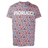 Fiorucci logo print cotton T-shirt - Rosa