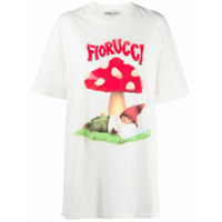Fiorucci Mushroom T-shirt dress - Branco