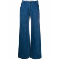 Forte Forte Calça pantacourt - Azul