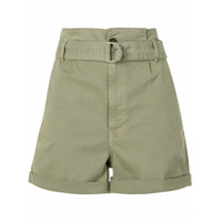 FRAME Bermuda cargo com cinto - Verde