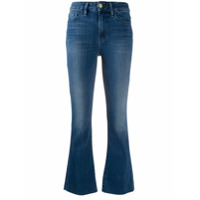 FRAME Calça jeans bootcut cropped - Azul