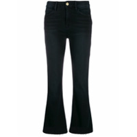 FRAME Calça jeans cropped cintura alta - Azul