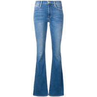 FRAME Calça jeans flare cintura alta - Azul