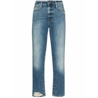 FRAME Calça jeans reta Le Nouveau - Azul