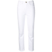 FRAME Calça jeans slim cropped - Branco