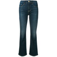 FRAME mid rise flared jeans - Azul