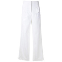 Framed Calça pantalona com recortes - Branco