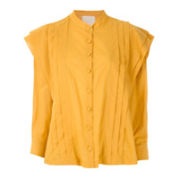 Framed Camisa Fleur mangas longas - Amarelo