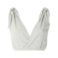 Framed Top cropped Knot - Cinza