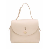 Furla Bolsa tote dobrável de couro - Rosa