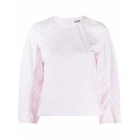 GANNI Blusa com efeito amassado - Rosa