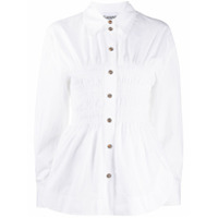 GANNI Camisa mangas longas - Branco