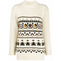 GANNI Suéter com padronagem - Neutro