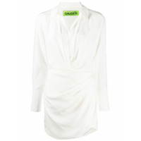 GAUGE81 Naha shirt wrap dress - Branco