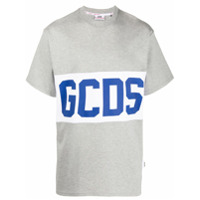 Gcds Camiseta com estampa de logo - Cinza