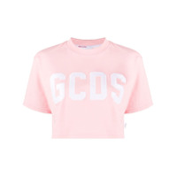 Gcds Camiseta com estampa de logo - Rosa