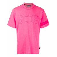 Gcds Camiseta com logo bordado - Rosa