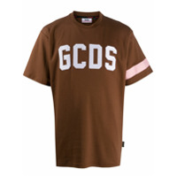 Gcds Camiseta com logo - Marrom