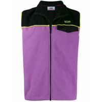 Gcds colour block fleece vest - Roxo