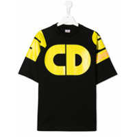 Gcds Kids TEEN logo-print T-shirt - Preto