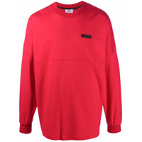 Gcds Moletom com estampa de logo - Vermelho