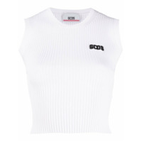 Gcds Regata canelada com logo - Branco