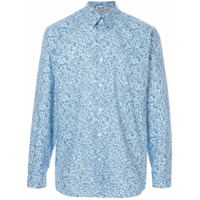 Gieves & Hawkes Camisa com estampa floral - Azul