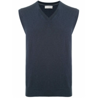 Gieves & Hawkes V-neck cashmere vest - Azul