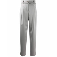 Giorgio Armani Calça cintura alta - Cinza