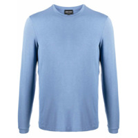 Giorgio Armani long-sleeve jumper - Azul