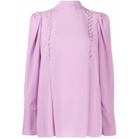 Givenchy Blusa com detalhe de botões - Roxo