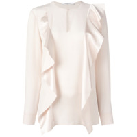 Givenchy Blusa de seda com babado - Rosa