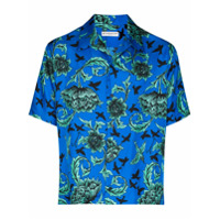 Givenchy Camisa com estampa floral - Azul
