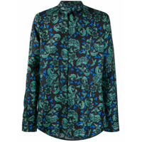 Givenchy Camisa com estampa floral - Azul