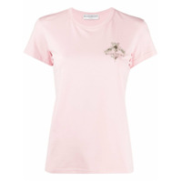 Givenchy Camiseta com logo bordado - Rosa