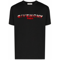 Givenchy Camiseta com logo flocado - Preto