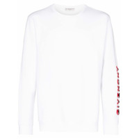 Givenchy Camiseta com logo na manga - Branco