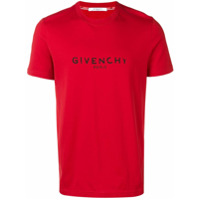 Givenchy Camiseta com logo - Vermelho