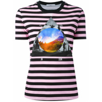 Givenchy Camiseta listrada 'Full Moon' - Roxo