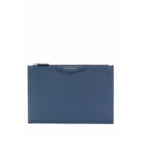 Givenchy Clutch com logo - Azul