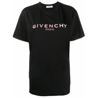 Givenchy embroidered logo T-shirt - Preto