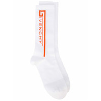 Givenchy intarsia logo socks - Branco