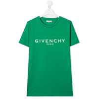 Givenchy Kids Camiseta com logo - Verde