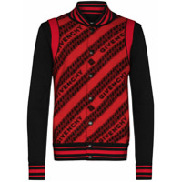Givenchy logo bomber jacket - 606 RED / BLACK